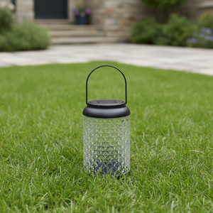 Lámpara <span class=keywords><strong>Solar</strong></span> <span class=keywords><strong>LED</strong></span> de Plástico Vintage, IP44 Impermeable, Luz Blanca Cálida, Lámpara de Jardín con Gancho - Product Image 3