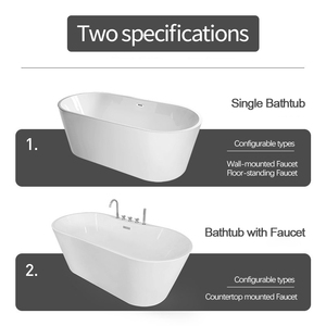 Bañera <span class=keywords><strong>de</strong></span> Hidromasaje Moderna Independiente para <span class=keywords><strong>Baño</strong></span>, Bañera <span class=keywords><strong>de</strong></span> Superficie Sólida para Interiores, para Uso Doméstico y en Hoteles, para Adultos - Product Image 2