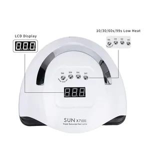 Fast Delivery Beauty Supplier Salon Portable Infrared 180W Uv Gel Lamp Nail Dryer Lamp