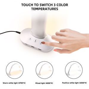 48w Led Moon Light Stand Boden Tisch lampe Günstige Beauty Half Moon Nagel lampe für Make-up Tattoo Künstler Bar Wimpern - Product Image 3