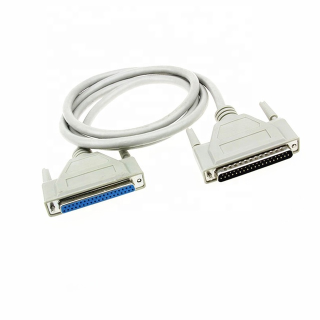 DB37 Male to Female 37 Pin Parallel Port Computer Printer Cable Power Extension Line for Computers High Quality Cable