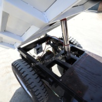 Mini tombereau électrique sur chenilles, tombereau de 1,5 tonne pour charges lourdes, tombereau pour l'exploitation minière, mini tombereau à trois roues