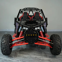 Kart cross à essence 4 temps de grande taille KX400-4 400CC, 4 places, transmission par arbre