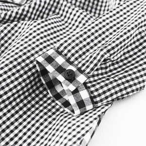 Chemises à carreaux bicolores pour enfants, style décontracté, vêtements d'extérieur, directement du fabricant de vêtements - Product Image 3