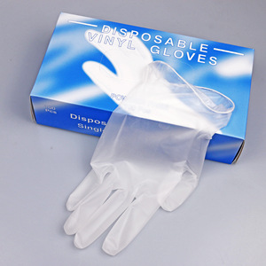 Disposable Pvc Gloves Transparent 240mm Length One Time Use For Personal Protection Travel Household Kitchen - Product Image 2