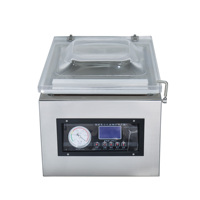 Machine de mise sous vide électrique automatique LITENG DZ-260 version LCD, haute qualité, en acier inoxydable 304, avec boîtier en aluminium pour aliments et viandes