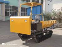 Fabricant de mini-chargeuses sur chenilles hydrauliques de qualité chinoise, véhicule de transport tout-terrain à chenilles auto-chargeur en caoutchouc