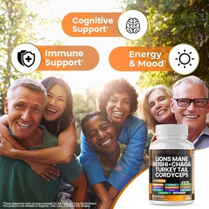 13 em 1 <span class=keywords><strong>Reishi</strong></span> Poderoso Extrato De Cogumelo Cápsulas Maitake Oyster Shiitake Turquia Cogumelo Cápsulas Leões Juba Cogumelo Cápsulas - Product Image 3