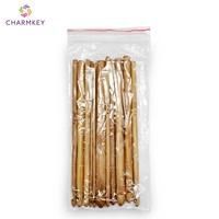 Bambou tête unique Crochet maison tricot cylindrique Durable outils ménagers accessoires de couture crochets ensemble pour Kit d'artisanat