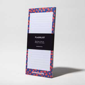 Konobooks FlashList Block Notes To Do List 50 pagine di carta riciclata - Product Image 1