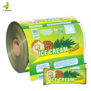 Rollo de película de plástico laminado para helados, Material de embalaje automático, Flexible, impresión personalizada