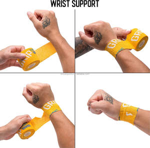 เทปพันนิ้วมือสำหรับยกน้ำหนัก ป้องกันเหงื่อ ป้องกันผงชอล์ก สำหรับนิ้วหัวแม่มือ นิ้วมือ และมือ - Product Image 5