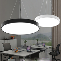 Lampu gantung bulat 400mm 500mm 600mm 800mm 1000mm 1200mm penjualan laris lampu Kantor liontin lampu Modern untuk toko