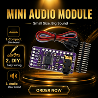 Módulo Decodificador de Audio PCM5102 I2S, Placa Convertidora Digital a Analógica para Raspberry Pi, Arduino, MCU, Altavoz DIY