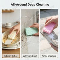 Spons Ajaib Nano Melamin Kepadatan Tinggi untuk Kebersihan Rumah, Mobil, dan Peralatan Dapur Bentuk Persegi Panjang 30.0 mm 10*7*3cm
