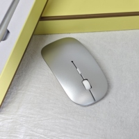 Boce Souris sans fil de luxe personnalisée 3-en-1 avec clé USB 2.0 10 Mo/s, stylo, logo personnalisé, coffret cadeau d'entreprise, boîtier métallique 8 Go, pour affaires