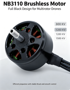 Moteur sans balais 3110 800KV 1280KV 1580KV 6-8S pour drones FPV RC en alliage d'aluminium - Product Image 2