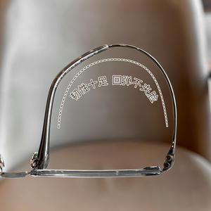 Monture de lunettes carrée en titane pur pour femme Danyang 2808, légère, monture complète, style designer, verres en plastique - Product Image 2