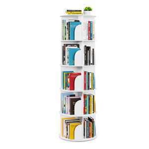 Vente en gros de bibliothèques modernes sur mesure à haute densité, bibliothèque rotative à 360 degrés à 5 niveaux - Product Image 1