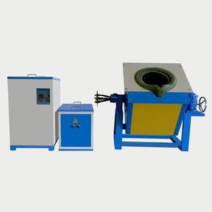 Four de fusion à induction 100% en acier pour ferraille, métaux, cuivre et aluminium, pour la coulée industrielle - Product Image 5