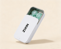 Boîte rectangulaire mince à couvercle coulissant avec logo personnalisé pour baume à lèvres, bonbons, bijoux et petits cadeaux