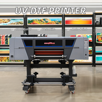 STOCK USA Imprimante à plat UV DTF 60cm avec plastifieuse Machine d'impression numérique automatique à encre UV ab Film I3200 Uv Dtf