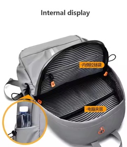 Mochila de moda para ordenador portátil de negocios de gran capacidad, mochila impermeable para hombres - Product Image 3