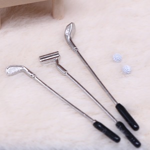 Creative 5pcs Set <strong>Mini</strong> Golf Club Dollhouse Decoration DIY <strong>Christmas</strong> Mischief Elf Decorative Props - Product Image 2