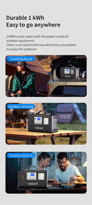 Système d'alimentation portable à énergie solaire, alimentation d'urgence solaire pour l'extérieur, panneau solaire, générateur solaire, <span class=keywords><strong>batterie</strong></span> de secours - Product Image 6