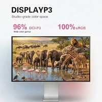 Moniteur de jeu LED 27 pouces 2560x1440 240 Hz à cadre ultra-fin IPS pour PC, adapté à la conception, à l'édition et à la réalisation de scènes vidéo