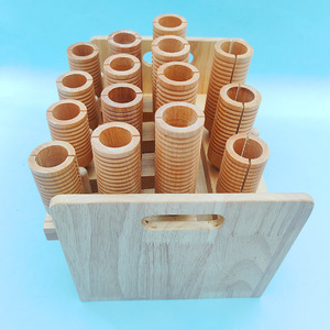 Ensembles de tubes sonores en bois en gros avec boîte de rangement, instrument de percussion Orff, aides pédagogiques pour l'éducation précoce, jouet de performance musicale - Product Image 2