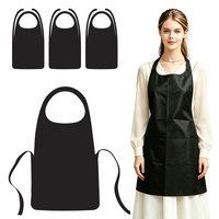 Tablier jetable imperméable sans manches résistant à l'huile pour salon de beauté, restaurant, usage domestique et protection