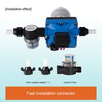 Pompe à membrane électrique 12V DC pompe de surpression d'eau auto-amorçante pour RV lit voiture ménage pompe de pulvérisation d'eau automatique
