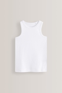 Camiseta sin Mangas CELINNE para Niños, 100% Algodón, Colores Sólidos, Básica, para Verano - Product Image 4