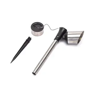 Foco solar LED RGB de acero inoxidable para jardín, resistente al agua, ideal para iluminar espacios exteriores y decorar áreas. - Product Image 2