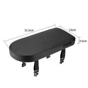 Coussin de selle arrière en PU super doux, durable et imperméable pour VTT, confortable, style simple, unisexe, pour adulte - Product Image 1