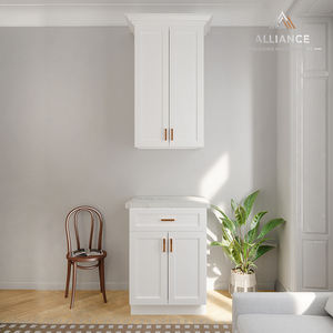 Gabinetes Blancos Estilo Shaker Populares |   Gabinetes de Cocina de Madera Personalizados para Renovación |   Gabinetes de Cocina Modernos para Proyectos Multifamiliares - Product Image 1