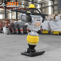 Pilonneuse électrique ZUJI HCD100 220V 380V à tension personnalisable, compacteur de sol, engin de construction, moteur 5.5HP
