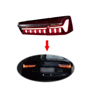 Plug and play Upgrade dynamic flow Taillight Taillamp for Audi A6 C7 2012-2016 Modified Tail lamp tail light assembly