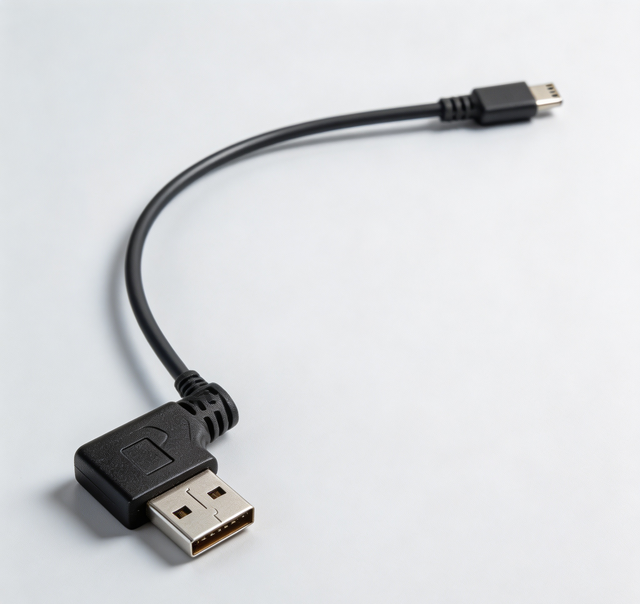GB-C-017 Injection Molded Flat Noodle USB Cable Built-in Bow Custom Length Over 50cm Extra 0.2USD Per Meter Bulk Wholesale