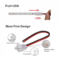 Connecteur de bande LED SMD 2, 3 et 4 broches StableLock sans soudure à connexion rapide pour bande LED CCT RGB sans joint de 8 mm et 10 mm