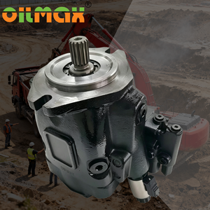 Pompe à pistons hydraulique à déplacement variable A10VO63EK2DS/53L-VUC11NOOP-S2383 OM-A10VSO63/53-B avec arbre à 14 cannelures pour hydraulique principale d'excavatrice moyenne - Product Image 1