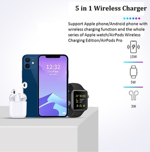 Soporte de cargador inalámbrico magnético compatible con Appl e <span class=keywords><strong>Watch</strong></span> <span class=keywords><strong>8</strong></span> Aripods - Product Image 2