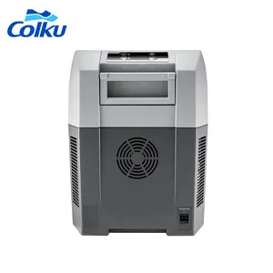 Colkuエネルギー効率の高い24Lミニカー冷蔵庫冷凍庫冷蔵庫DC12vコンプレッサーキャンプ用ポータブルカー冷蔵庫