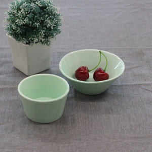 Vaisselle en céramique vert clair de Style frais, service de vaisselle en porcelaine avec assiettes rondes pour <span class=keywords><strong>Restaurant</strong></span> à domicile - Product Image 2