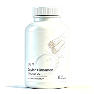 Cápsulas de Canela de Ceilán de Marca Privada OEM, Extra Fuertes, para Energía, Apoyo al Corazón y al Metabolismo, para Hombres y Mujeres - Product Image 1