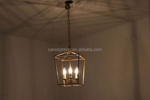 Lámpara colgante de techo de hierro Vintage, 4 luces, pasillo, entrada, para casa, cafetería - Product Image 3