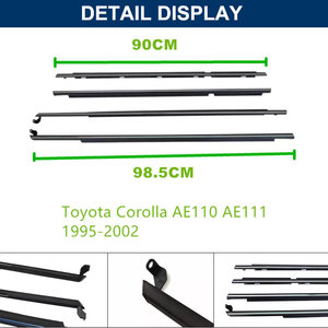 ชุดขอบยางประตูรถเก๋ง 4 ชิ้น สำหรับ <span class=keywords><strong>Toyota</strong></span> Corolla AE110 <span class=keywords><strong>AE111</strong></span> ปี 1995-2002 - Product Image 3