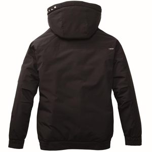 Blouson d'hiver unisexe BURTLE, automne/hiver, gris tempête, taille 53, coupe-vent, fermeture éclair, revêtement rigide, col montant, décontracté - Product Image 2