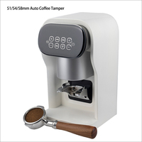 51mm 53mm 58mm Alat Penekan Kopi Elektrik Otomatis Barista Espresso Alat Penekan Otomatis Mesin Penekan Kopi Elektronik Hitam Putih